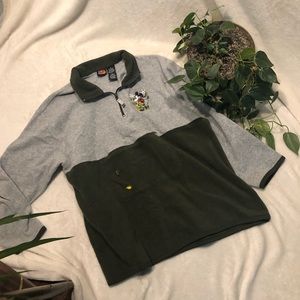 Vintage Mickey Mouse Fleece Pullover 💚